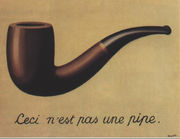 Ren&eacute; Magritte "This is not a pipe"